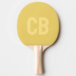 Trend Färg Soft Gult Ping Pong Paddle Pingisracket