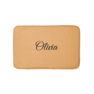 Trend Färg Soft Orange Anpassningsbar Bath Mat Badrumsmatta