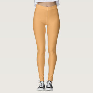 Trend Färg Soft Orange Leggings