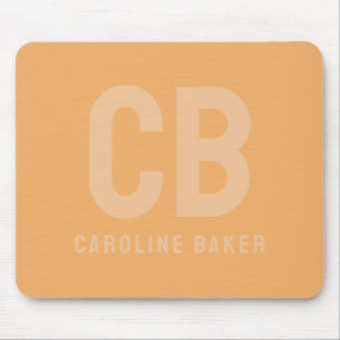 Trend Färg Soft Orange Namn Mousepad Musmatta