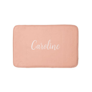 Trend Färg Soft Peach Namn Bath Mat Badrumsmatta