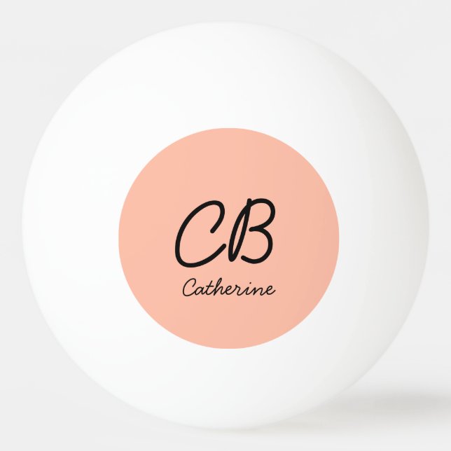 Trend Färg Soft Peach Namn Ping Pong Boll (Framsidan)