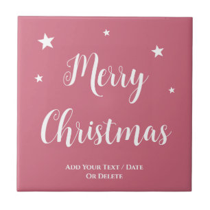 Trend Färg Soft Rosa jul Ceramic Tile Kakelplatta