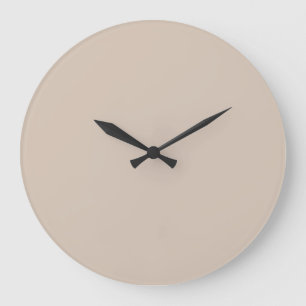 Trend Färg Soft Taupe Large Wall Clock Stor Klocka