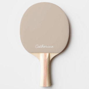 Trend Färg Soft Taupe Ping Pong Paddle Pingisracket