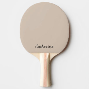 Trend Färg Soft Taupe Ping Pong Paddle Pingisracket