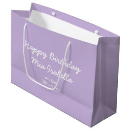 Trend Färg - Soft Violet Anpassade Gift Bag