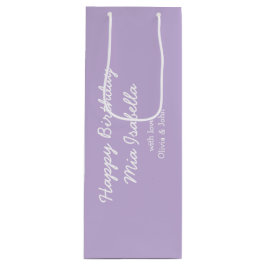 Trend Färg - Soft Violet Anpassade Gift Bag