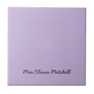Trend Färg - Soft Violet Ceramic Tile Kakelplatta