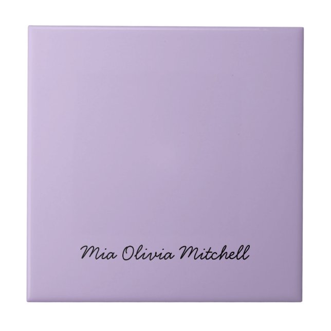 Trend Färg - Soft Violet Ceramic Tile Kakelplatta (Framsidan)