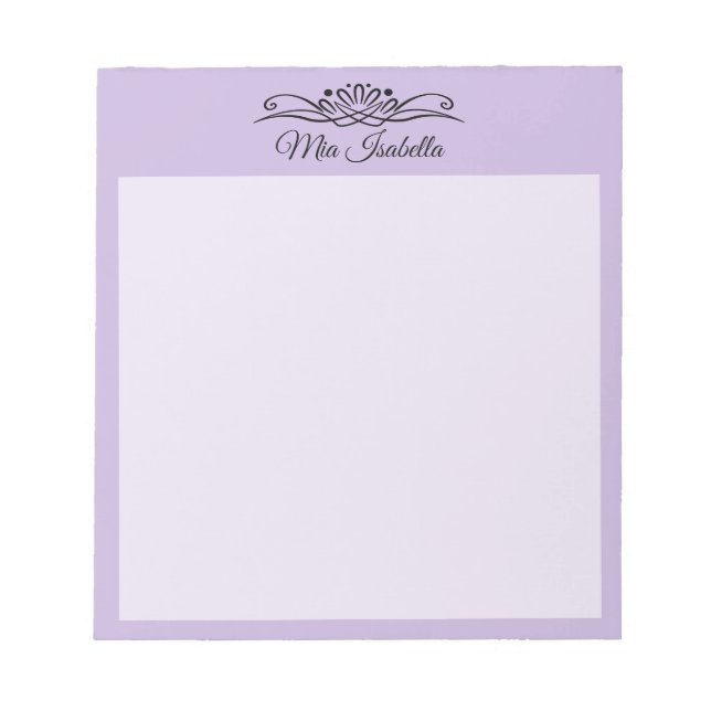 Trend Färg Soft Violet Classic-Anteckningsblock Anteckningsblock (Framsida)