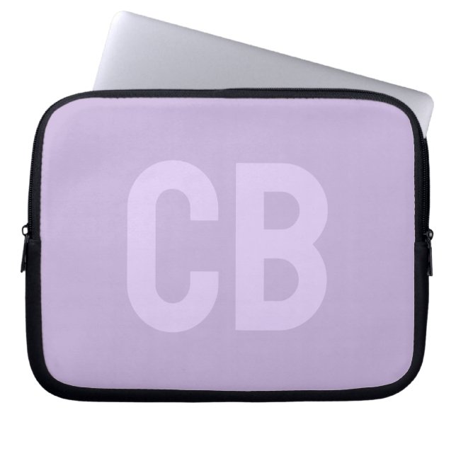 Trend Färg Soft Violet Laptop sleeve (Framsidan)
