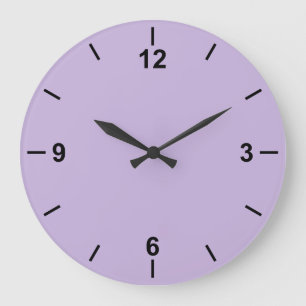 Trend Färg Soft Violet Large Wall Clock Stor Klocka