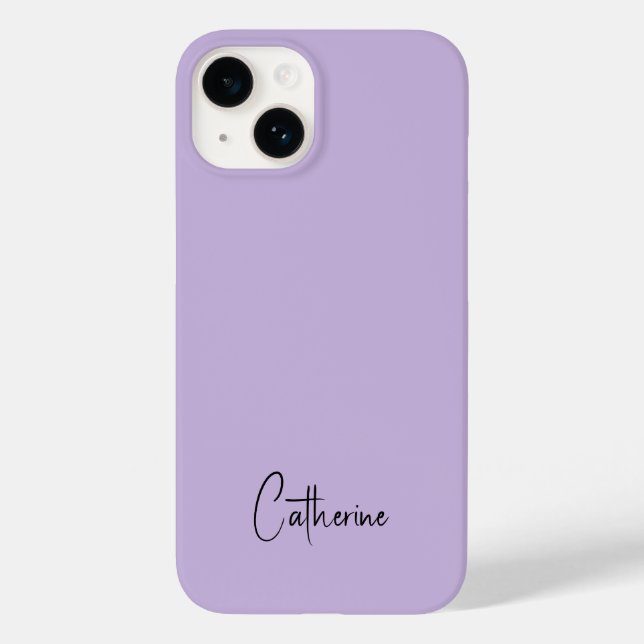 Trend Färg Soft Violet Minimalist (Baksida)