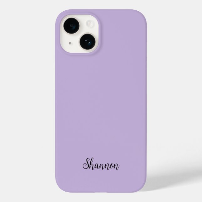Trend Färg Soft Violet Minimalist (Baksida)