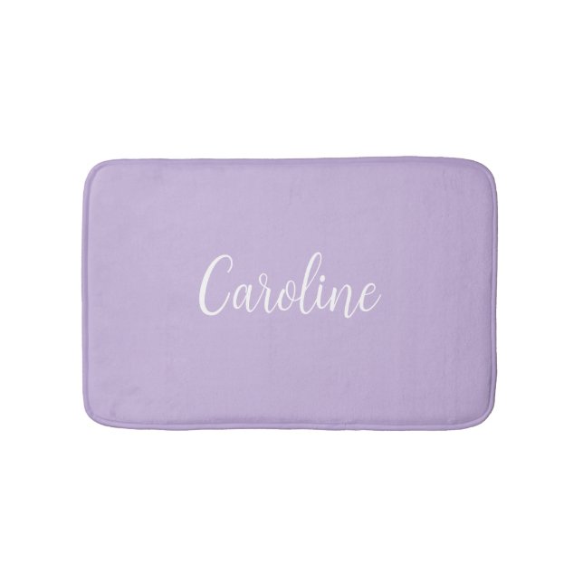 Trend Färg Soft Violet Namn Bath Mat Badrumsmatta (Framsidan)