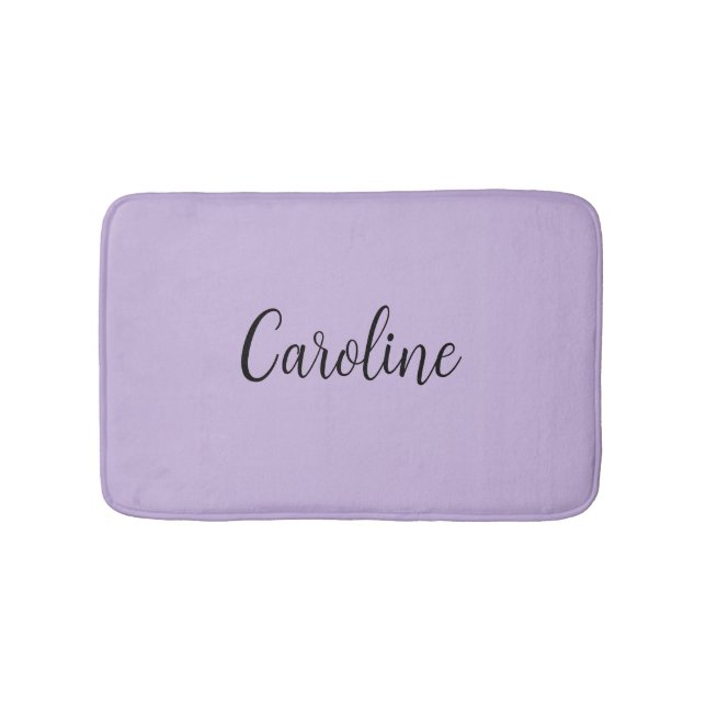 Trend Färg Soft Violet Namn Bath Mat Badrumsmatta (Framsidan)