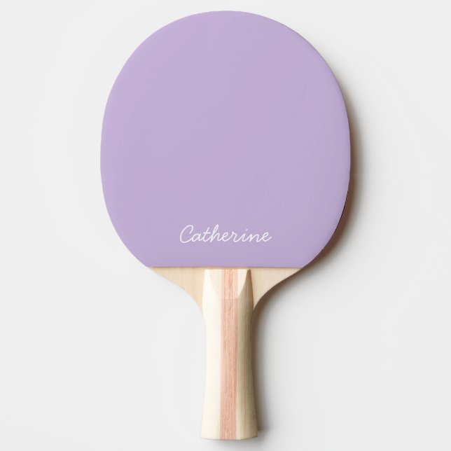 Trend Färg Soft Violet Ping Pong Paddle Pingisracket (Framsidan)