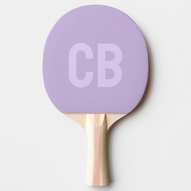 Trend Färg Soft Violet Ping Pong Paddle Pingisracket (Framsidan)
