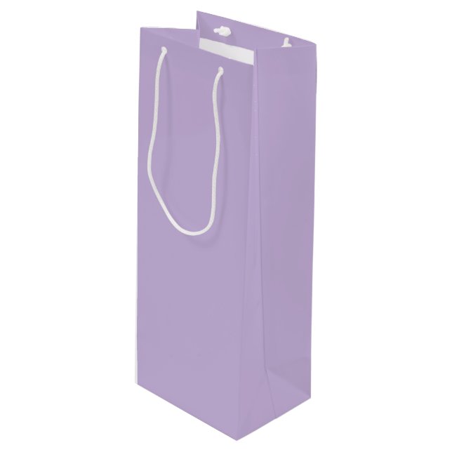 Trend Färg - Soft Violet Vin Gift Bag (Framsidan Vinklad)