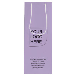 Trend Färg - Soft Violet Vin Logotyp Gift Bag