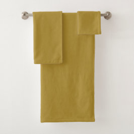 Trend Färg - Sunny Olive Bath Towel Set