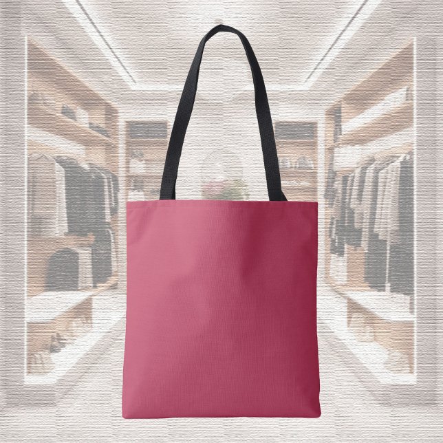 Trend Färg - Vibrant Magenta Tote Bag Tygkasse (Skapare uppladdad)