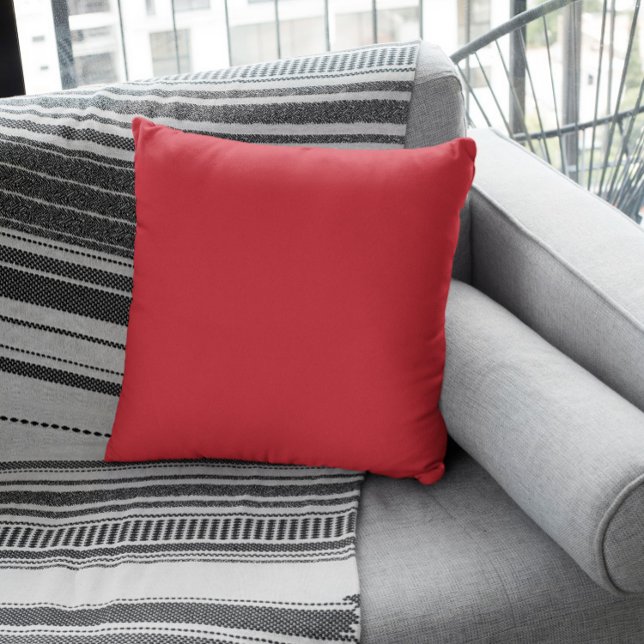 Trend Färg - Vibrant Red Kudde (Skapare uppladdad)