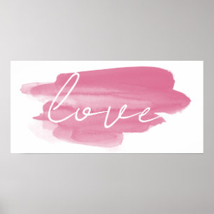 Trend Färg Viva Magenta Kärlek Poster