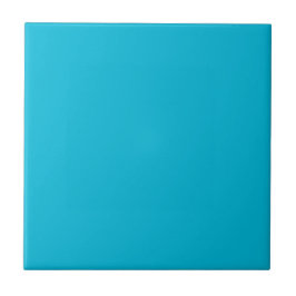Trend Färg - Vivid Cyan Decorative Ceramic Tile Kakelplatta