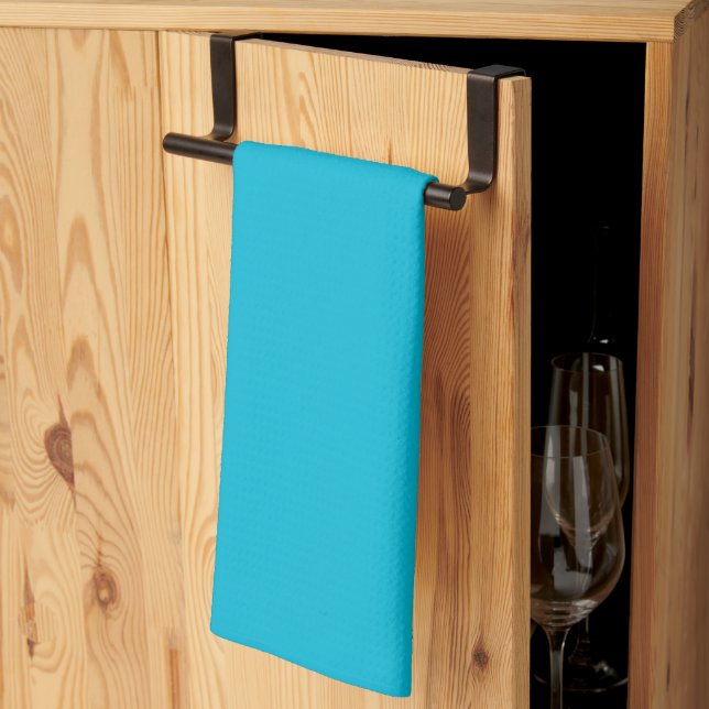 Trend Färg - Vivid Cyan Kitchen Towel Kökshandduk (Thirds Fold)