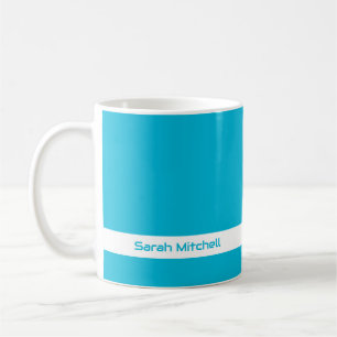 Trend Färg - Vivid Cyan Namn Mugg