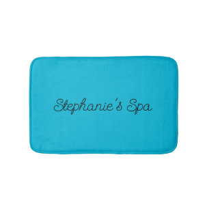 Trend Färg - Vivid Cyan Spa Bath Mat Badrumsmatta
