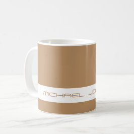 Trend Färg Warm Beige - Futuristiska Namn Mugg