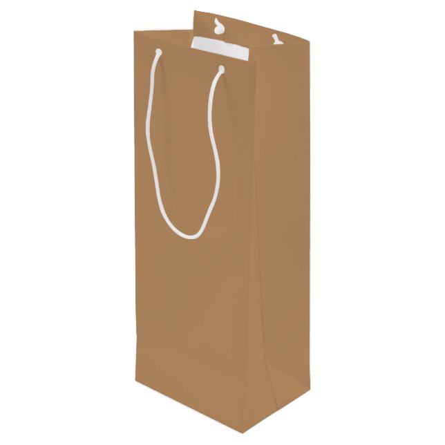 Trend Färg - Warm Beige Vin Gift Bag (Baksidan Vinklad)