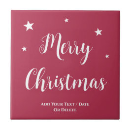 Trend Färg Warm Rosa jul Ceramic Tile Kakelplatta