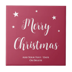Trend Färg Warm Rosa jul Ceramic Tile Kakelplatta