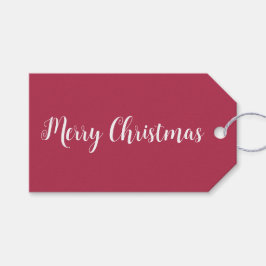 Trend Färg Warm Rosa Minimalist Presentetikett