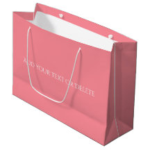Trend Färg - Watermelon Rosa Large Gift Bag