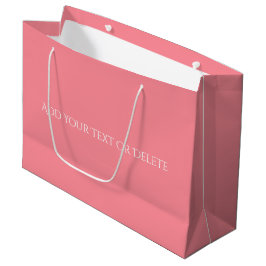 Trend Färg - Watermelon Rosa Large Gift Bag