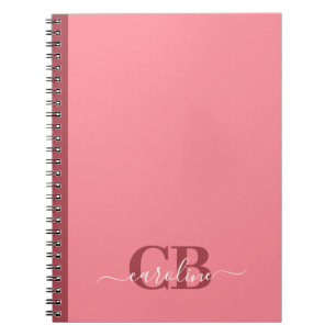 Trend Färg - Watermelon Rosa Script - bärbar dator Anteckningsbok