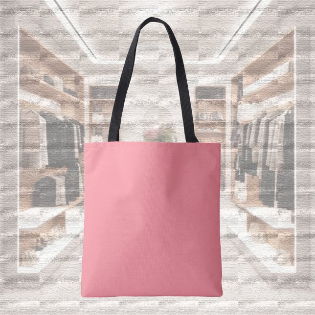 Trend Färg - Watermelon Rosa Tote Bag Tygkasse (Skapare uppladdad)