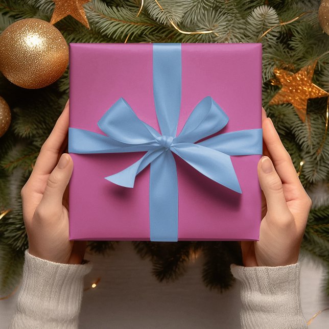 Trend Färger - Berry Färg - Solid Roll Presentpapper (Skapare uppladdad)