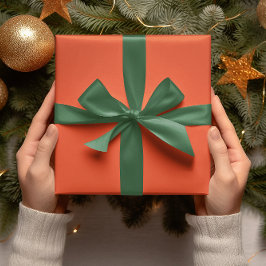 Trend Färger - Flame Red Färg - Solid Roll Presentpapper