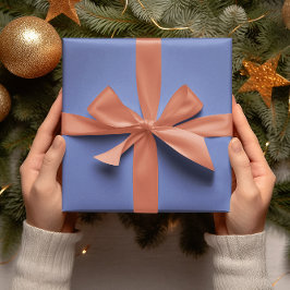 Trend Färger - Jewel Blue Färg - Solid Roll Presentpapper