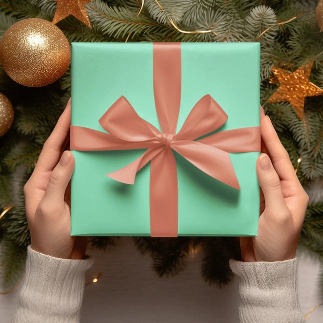 Trend Färger - Minty Grönt Färg - Solid Roll Presentpapper (Skapare uppladdad)