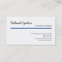 Trend Handwrite Plain Kreativ Modern Minimalist Visitkort