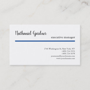 Trend Handwrite Plain Kreativ Modern Minimalist Visitkort