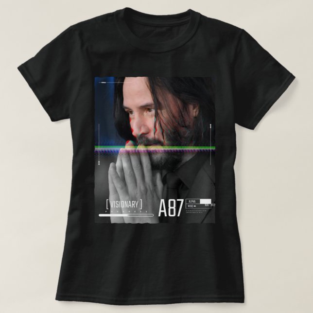 Trend Keanu Art Reeves-gåvor till Music Fläkt T Shirt (Design framsida)