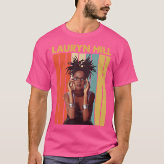Trend Lauryn Backe-presenter för Music Fläkt T Shirt